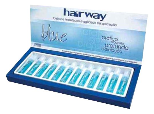 Hair Way Blue Complexo de Hidratação - 12 cap - Cod. 348